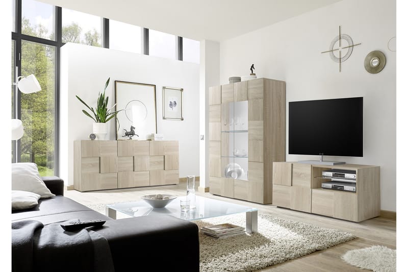 Dama TV-Bord 121 cm - Samoa Eg/Træ - Møbler - TV borde & mediemøbler - TV-borde