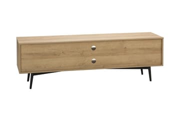 Dariana Tv-bord 160 cm med Opbevaring i Lyst Træ - Lysebrun - Møbler - TV borde & mediemøbler - TV-borde