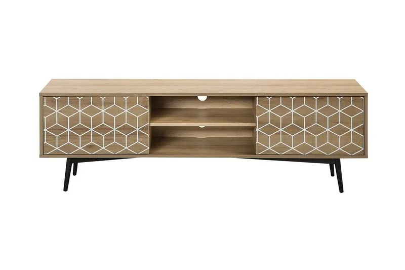 Dariana TV-Bord 160 cm - Træ/natur - Møbler - TV borde & mediemøbler - TV-borde