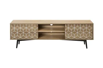 Dariana TV-Bord 160 cm - Træ/natur - Møbler - TV borde & mediemøbler - TV-borde