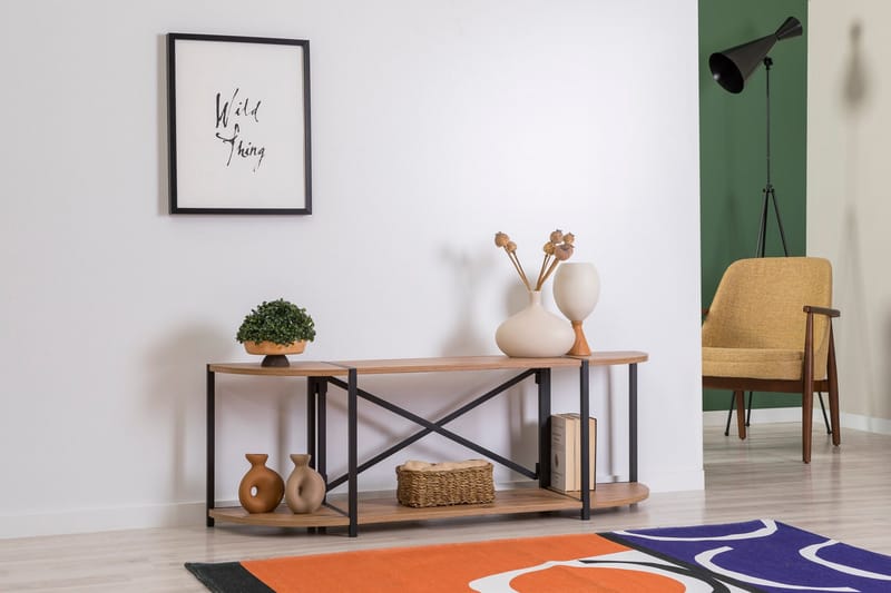 Debesis TV-Bord 138 cm - Brun/Sort - Møbler - TV borde & mediemøbler - TV-borde