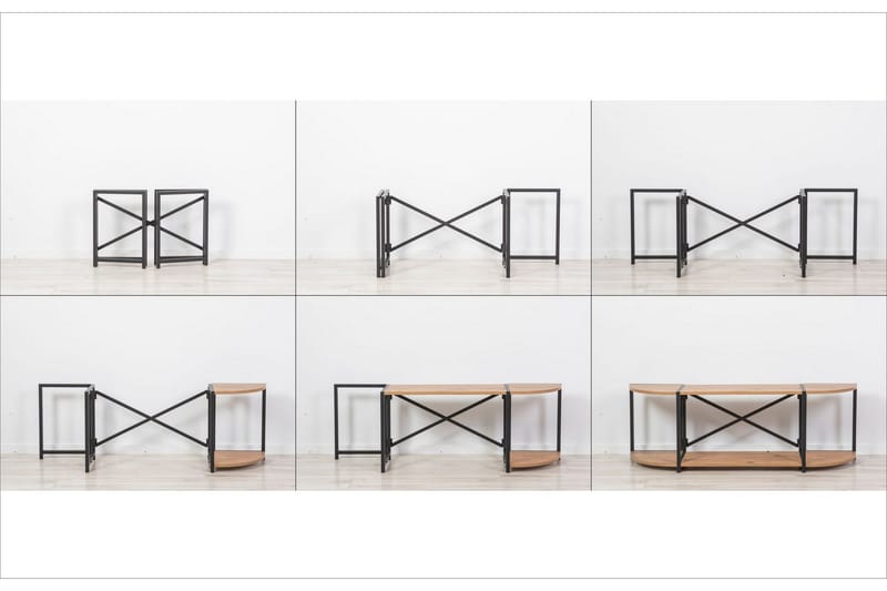 Debesis TV-Bord 138 cm - Brun/Sort - Møbler - TV borde & mediemøbler - TV-borde