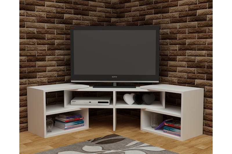 Decorotika TV-bænk 136 cm - Hvid - Møbler - TV borde & mediemøbler - TV-borde
