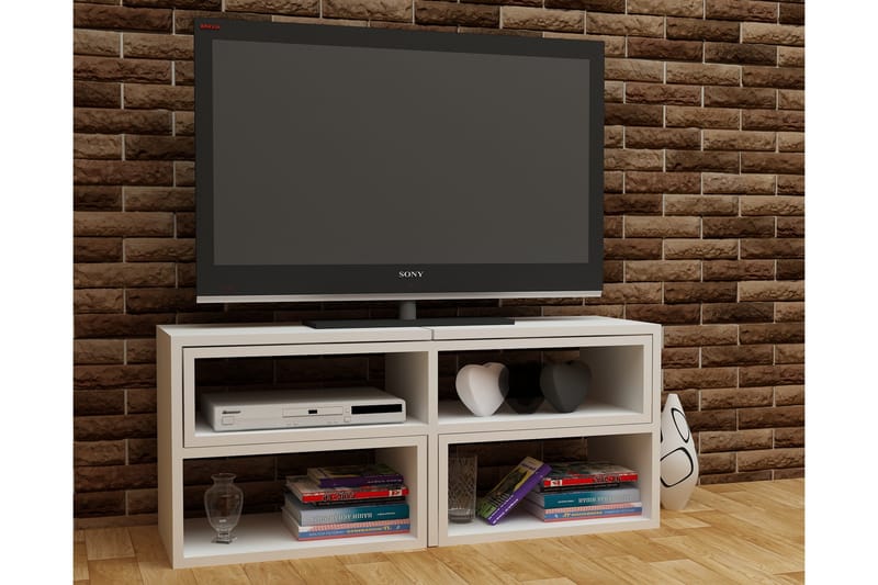 Decorotika TV-bænk 136 cm - Hvid - Møbler - TV borde & mediemøbler - TV-borde