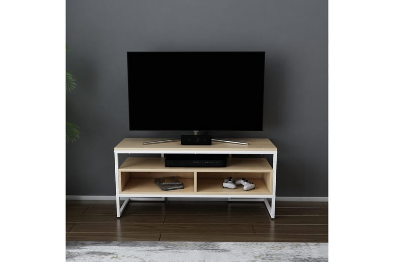 Desgrar TV-Bord 110x49,9 cm - Hvid - TV-borde