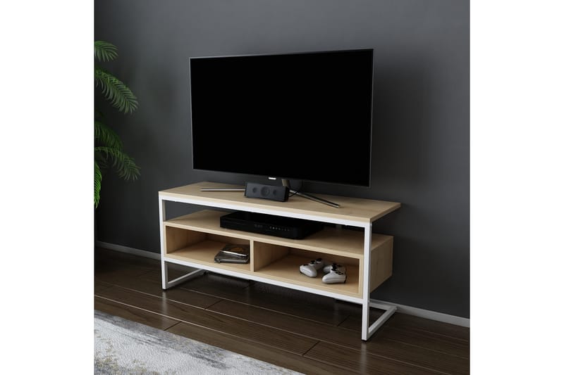 Desgrar TV-Bord 110x49,9 cm - Hvid - Møbler - TV borde & mediemøbler - TV-borde