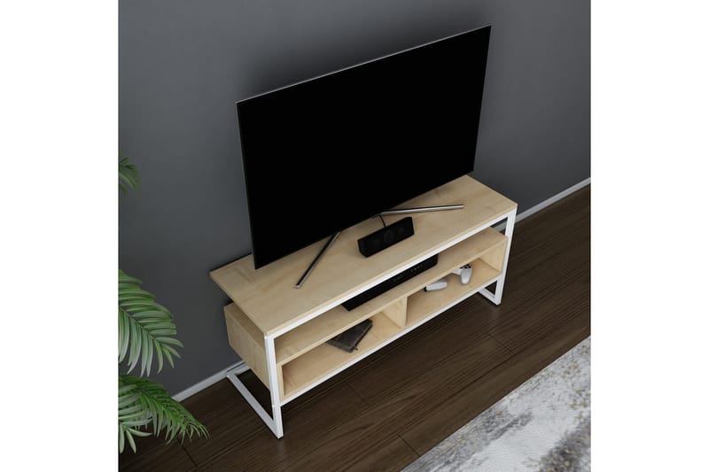 Desgrar TV-Bord 110x49,9 cm - Hvid - TV-borde