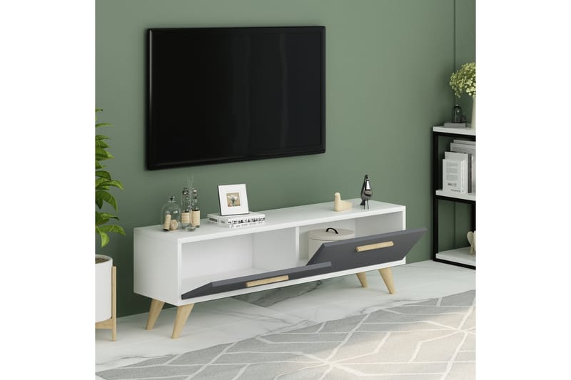 Desgrar TV-Bord 120x45 cm - Hvid - Møbler - TV borde & mediemøbler - TV-borde