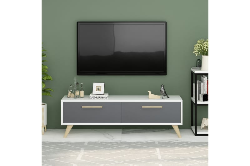 Desgrar TV-Bord 120x45 cm - Hvid - Møbler - TV borde & mediemøbler - TV-borde