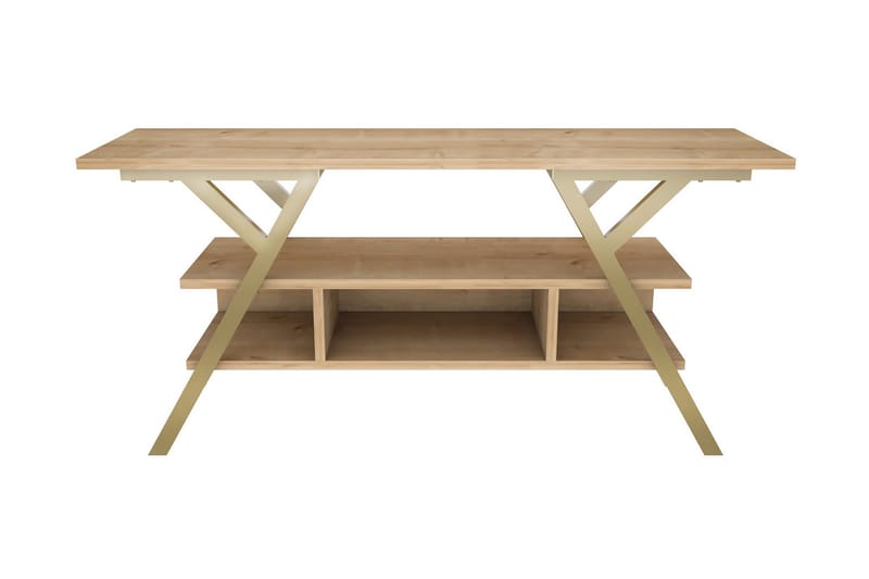 Desgrar TV-Bord 120x55 cm - Guld - Møbler - TV borde & mediemøbler - TV-borde
