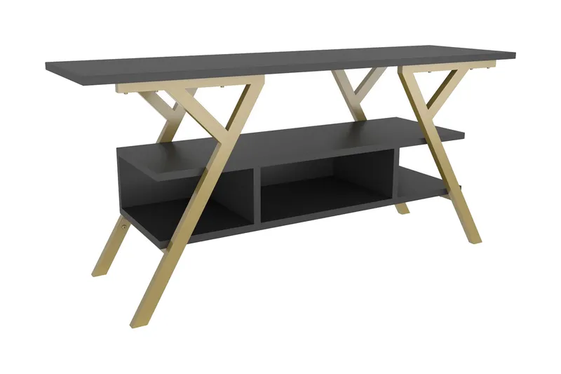 Desgrar TV-Bord 120x55 cm, Guld