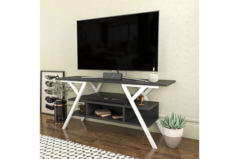 Desgrar TV-Bord 120x55 cm - Hvid - TV-borde