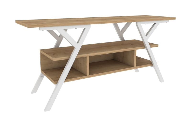 Desgrar TV-Bord 120x55 cm, Hvid