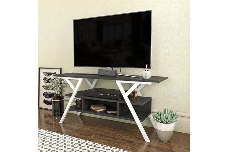 Desgrar TV-Bord 120x55 cm - Hvid - Møbler - TV borde & mediemøbler - TV-borde