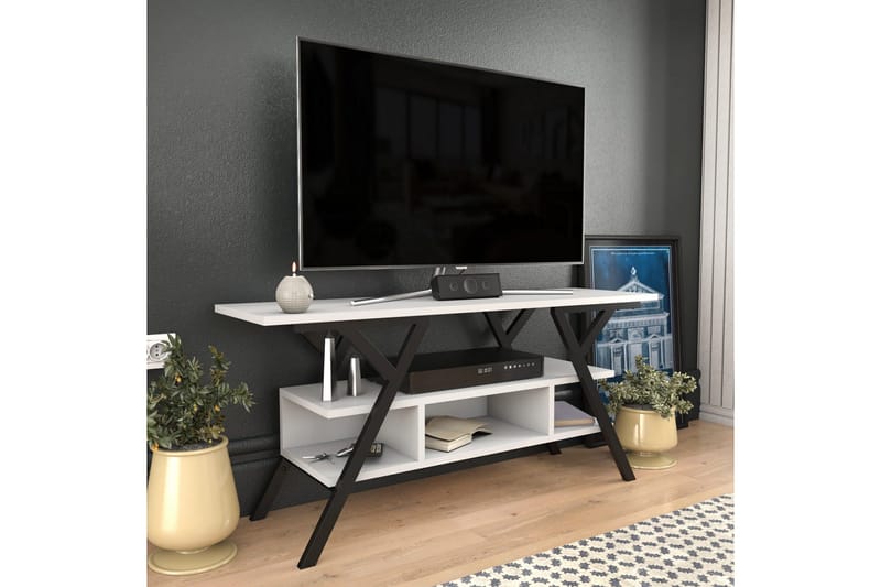 Desgrar TV-Bord 120x55 cm - Sort - Møbler - TV borde & mediemøbler - TV-borde