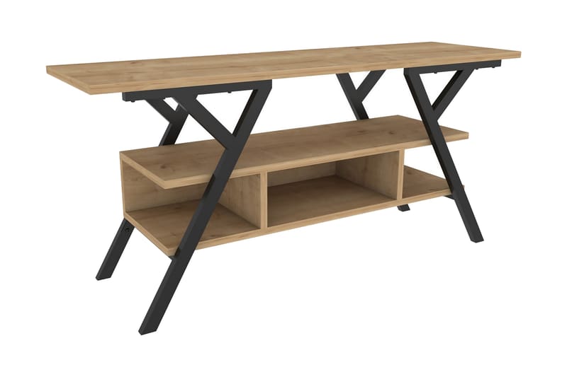 Desgrar TV-Bord 120x55 cm - Sort - Møbler - TV borde & mediemøbler - TV-borde