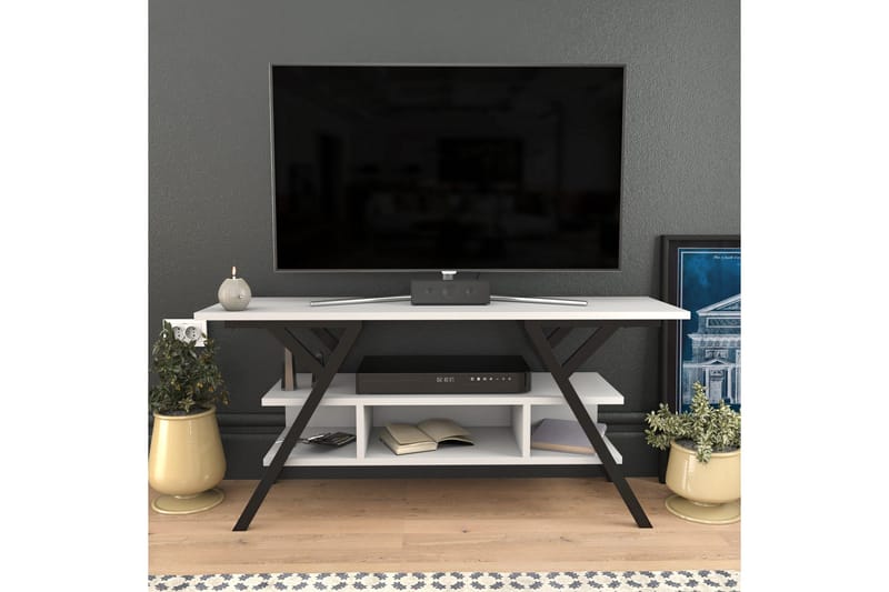 Desgrar TV-Bord 120x55 cm - Sort - Møbler - TV borde & mediemøbler - TV-borde