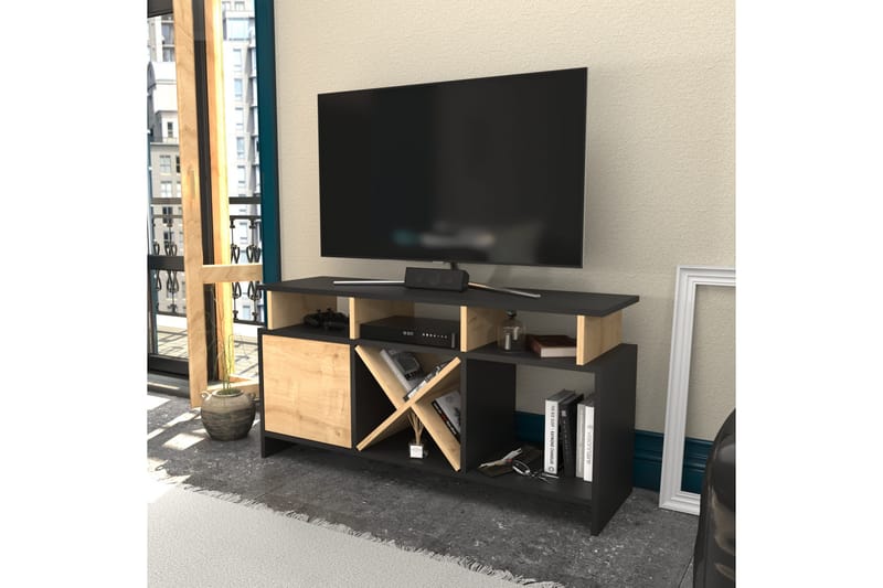 Desgrar TV-Bord 120x60,6 cm - Antracit - TV-borde