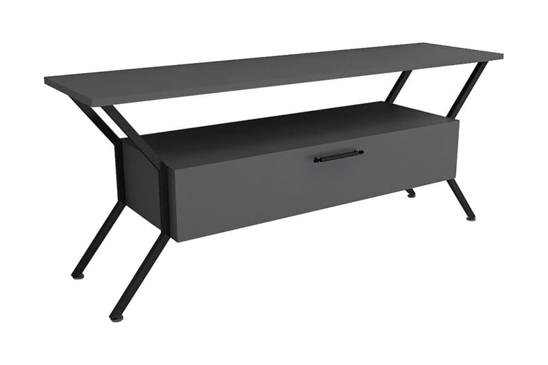 Desgrar TV-Bord 124x54 cm - Antracit - Møbler - TV borde & mediemøbler - TV-borde