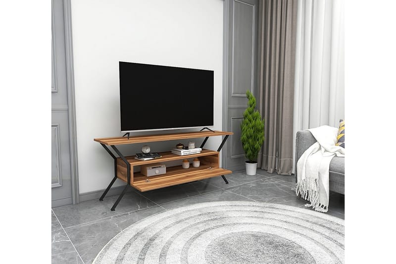 Desgrar TV-Bord 124x54 cm - Brun - TV-borde