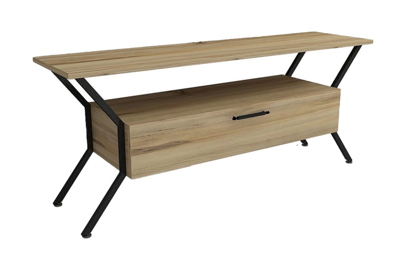 Desgrar TV-Bord 124x54 cm - Flerfarvet - Møbler - TV borde & mediemøbler - TV-borde