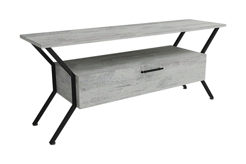 Desgrar TV-Bord 124x54 cm - Grå - Møbler - TV borde & mediemøbler - TV-borde