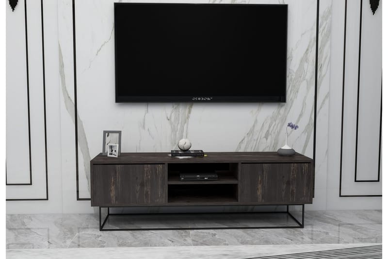 Desgrar TV-Bord 140x50 cm - Brun - TV-borde