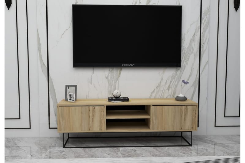 Desgrar TV-Bord 140x50 cm - Flerfarvet - Møbler - TV borde & mediemøbler - TV-borde