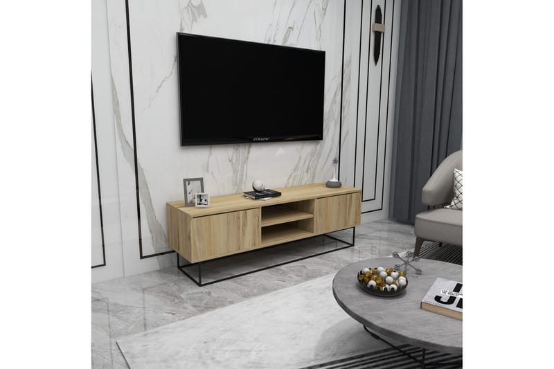 Desgrar TV-Bord 140x50 cm - Flerfarvet - Møbler - TV borde & mediemøbler - TV-borde