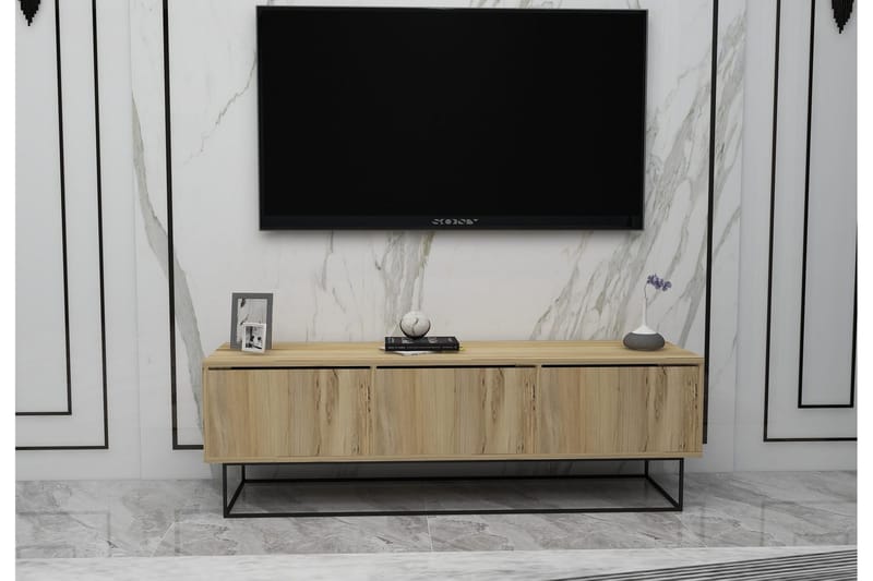 Desgrar TV-Bord 140x50 cm - Flerfarvet - Møbler - TV borde & mediemøbler - TV-borde