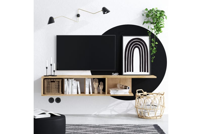 Desgrar TV-Bord 150x26 cm - Blå - Møbler - TV borde & mediemøbler - TV-borde