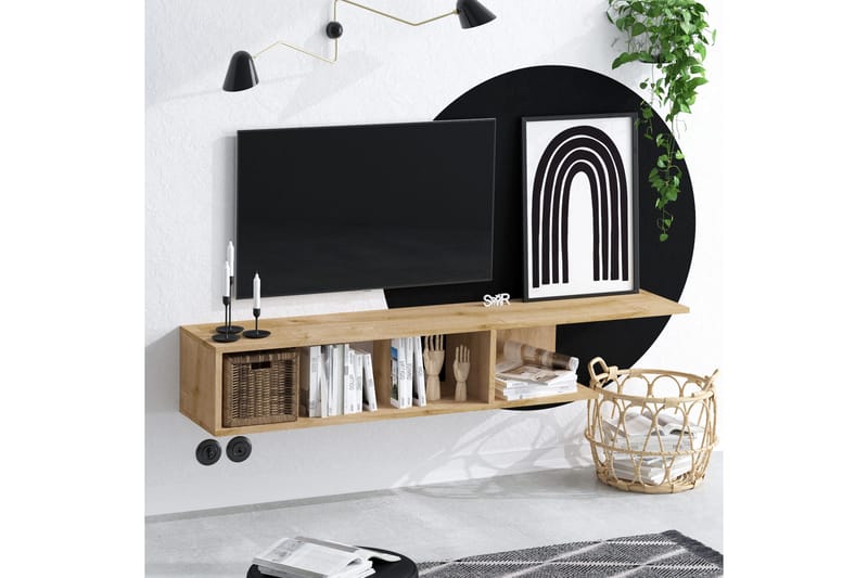 Desgrar TV-Bord 150x26 cm - Blå - TV-borde