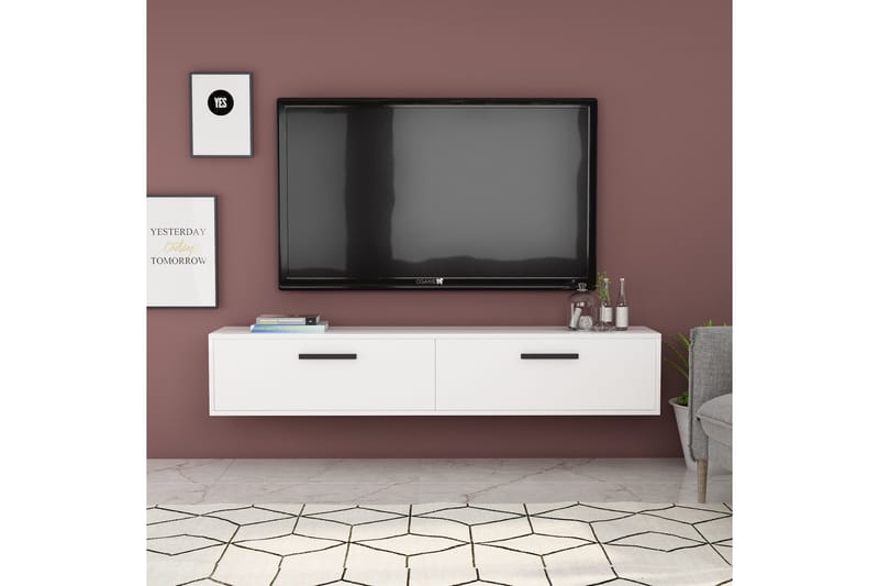 Desgrar TV-Bord 150x45 cm - Hvid - Møbler - TV borde & mediemøbler - TV-borde