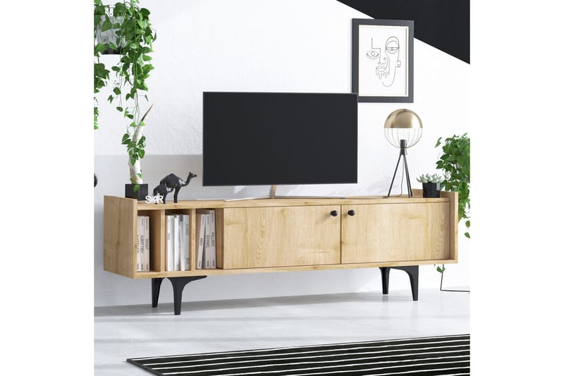 Desgrar TV-Bord 150x47 cm - Blå - Møbler - TV borde & mediemøbler - TV-borde