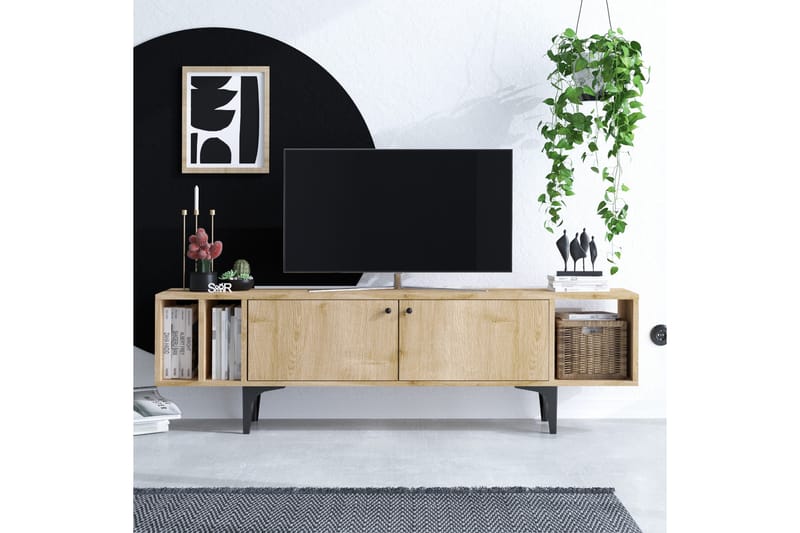 Desgrar TV-Bord 150x47 cm - Blå - Møbler - TV borde & mediemøbler - TV-borde