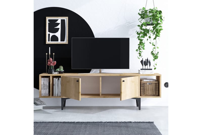 Desgrar TV-Bord 150x47 cm - Blå - Møbler - TV borde & mediemøbler - TV-borde