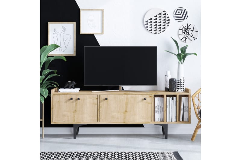 Desgrar TV-Bord 150x57 cm - Blå - Møbler - TV borde & mediemøbler - TV-borde