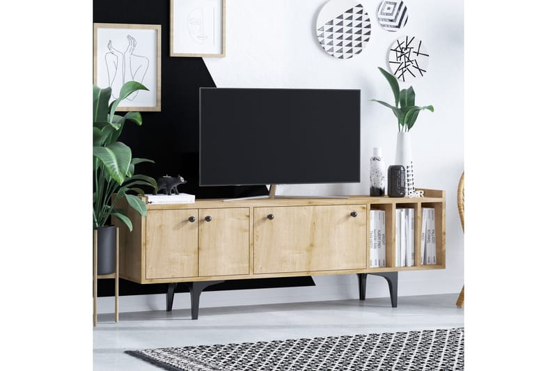 Desgrar TV-Bord 150x57 cm - Blå - Møbler - TV borde & mediemøbler - TV-borde