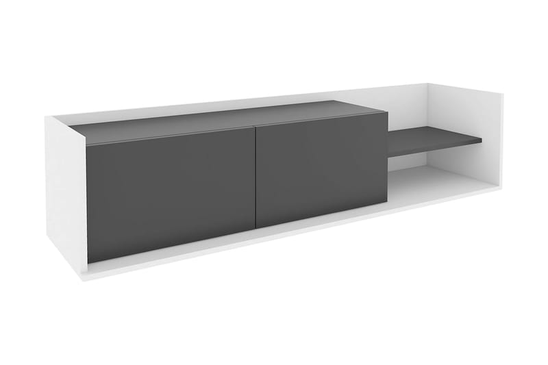 Desgrar TV-Bord 160x36,8 cm - Hvid - TV-borde