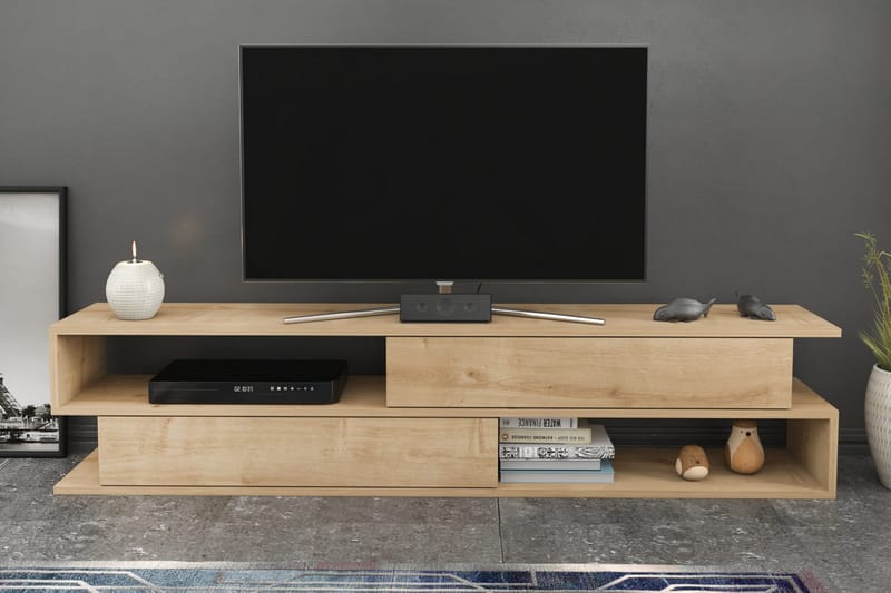 Desgrar TV-Bord 160x38,6 cm - Brun - TV-borde