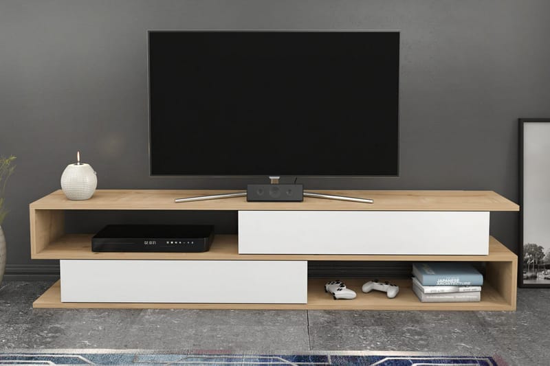 Desgrar TV-Bord 160x38,6 cm - Brun - TV-borde