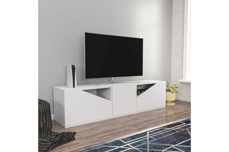 Desgrar TV-Bord 160x40 cm - Hvid - TV-borde