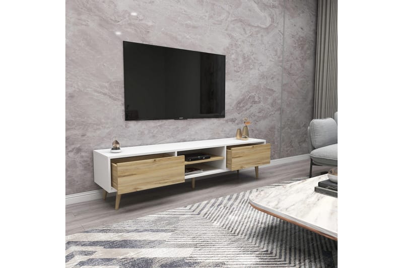 Desgrar TV-Bord 180x50 cm - Flerfarvet - Møbler - TV borde & mediemøbler - TV-borde