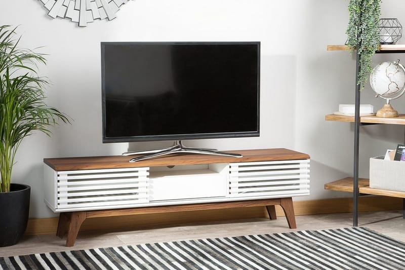 Detroit TV-bænk 35 x 149 cm - Træ/natur - Møbler - TV borde & mediemøbler - TV-borde