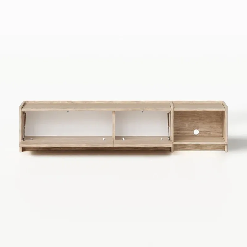 TV-bord Deyloris 180 cm - lyst naturtræ - Møbler - TV borde & mediemøbler - TV-borde