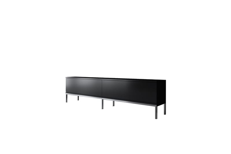 Dorlord TV-Bord 180 cm - Sort/Sølv - Møbler - TV borde & mediemøbler - TV-borde