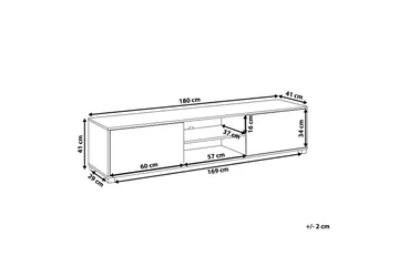 Filteau TV-Bord 180 cm - Træ/natur - Møbler - TV borde & mediemøbler - TV-borde