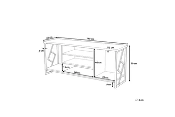 Forres TV-bænk 40 x 140 cm - Træ/natur - Møbler - TV borde & mediemøbler - TV-borde