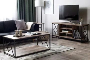 Forres TV-bænk 40 x 140 cm - Træ/natur - Møbler - TV borde & mediemøbler - TV-borde