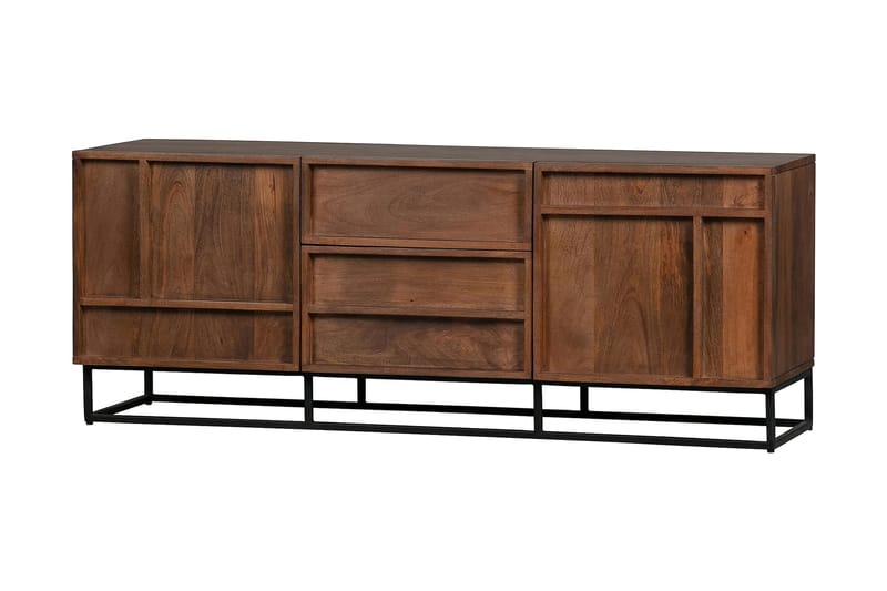 Forrestina TV-Bord 140 cm - Mangotræ/Beige - Møbler - TV borde & mediemøbler - TV-borde